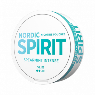 Nicotine pouches NORDIC SPIRIT Spearmint Intense 7mg/sachet