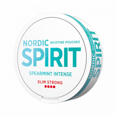 Nicotine pouches NORDIC SPIRIT Nordic Spirit Spearmint Intense Strong 11mg/sachet Nicotine pouches NORDIC SPIRIT Nordic Spirit Spearmint Intense Strong 11mg/sachet