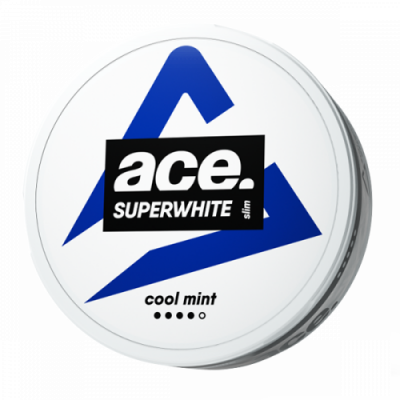 Snus Superwhite Ace Cool Mint Slim strong