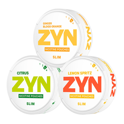 Zyn Slim Pack Strong “Agrumes” 8 et 9,6mg