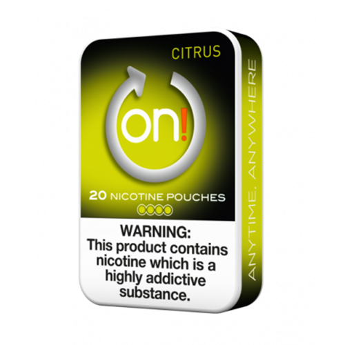 Nicotine pouches mini dry On! Citrus Mini 4 mg/ sachet