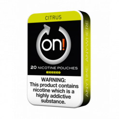 Nicotine pouches mini dry On! Citrus Mini 8 mg/ sachet