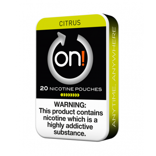 Nicotine pouches mini dry On! Citrus Mini 8 mg/ sachet
