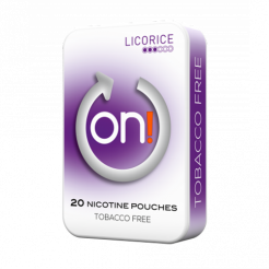 Nicotine pouches mini dry On! licorice Mini 3 mg