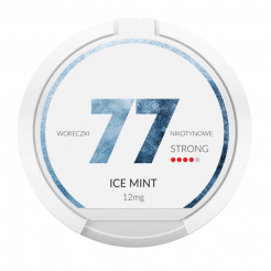 Nikotin pouches 77 Ice Mint light
