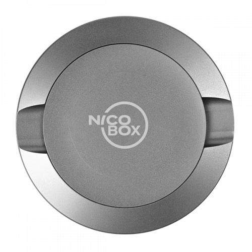 Nicobox transportkasse til nikotinposer af aluminium