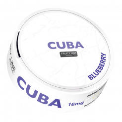 Nikotin pouches CUBA White Line Blueberry ekstra stærk