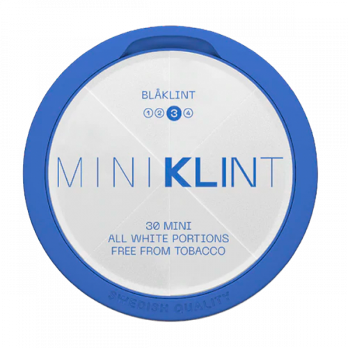nikotin pouches klint Blåklint Mini 8 mg