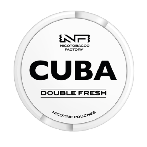 nikotin pouches CUBA Double Fresh X-Strong