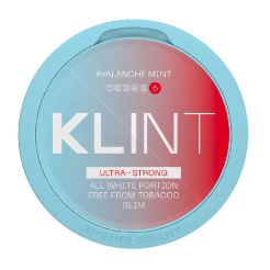 Nikotin pouches KLINT Avalanche Mint X-strong 17mg