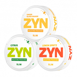 Zyn Slim Pack Strong "Citrus" 8 og 9,6 mg