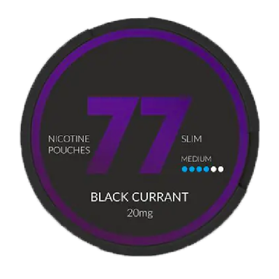 Nikotinpouches 77 Pouches Black Current