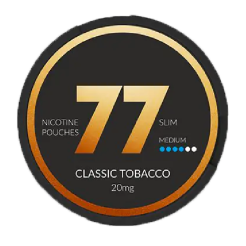 Nikotin-Pouches 77 Pouches Classic Tobacco