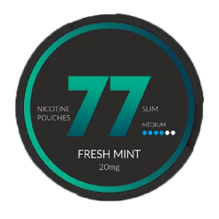 Nikotin pouches 77 Fresh Mint 10mg