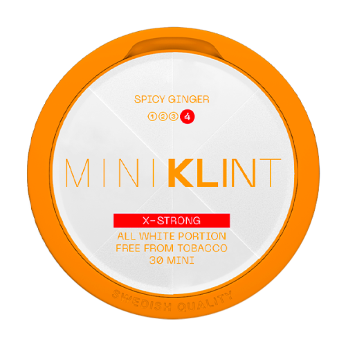 Nikotin pouches KLINT Spicy Ginger Mini Strong 10 mg