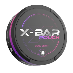 Nikotin pouches X-BAR Cool Berry X-Strong 18 mg