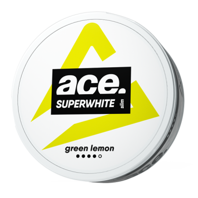 Snus Superwhite Ace Green Lemon Slim strong Snus Superwhite Ace Green Lemon Slim strong