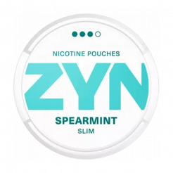 nicotine pouches ZYN Spearmint strong 9.6 mg