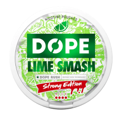 nicotine pouches dope lime smash x-strong 11.2 mg