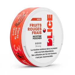 nicotine pouches D'LICE fresh red fruit strong 12 mg