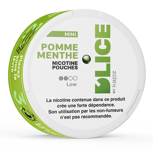 nicotine pouches D'LICE apple mint light 4 mg nicotine pouches D'LICE apple mint light 4 mg