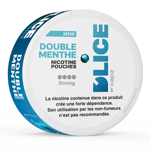 nicotine pouches D'LICE double mint strong 12 mg nicotine pouches D'LICE double mint strong 12 mg
