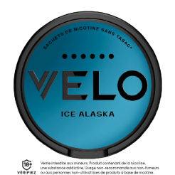 white snus nicotine pouches velo ice alaska 17 mg