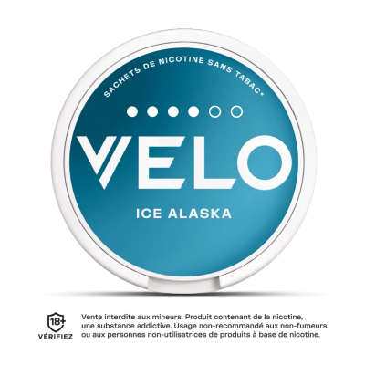 Nicotine pouches VELo Ice Alaska 11 mg Nicotine pouches VELo Ice Alaska 11 mg