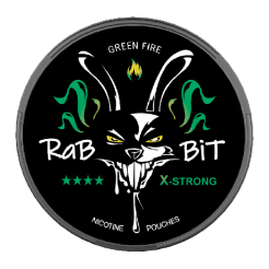 snus RaBBiT Green Fire X-STRONG 11.5 mg