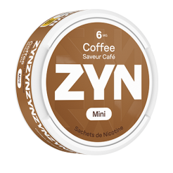 Snus ZYN Café Medium 6 mg sans tabac