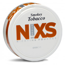 nicotine pouches NIXS Smokey Tobacco Slim 6.4 mg/ pouch