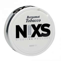 pouches nicotine NIXS Bergamot Tobacco Slim Medium 6.4 mg/ pouch