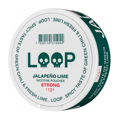 Nikotiinipussit LOOP Jalapeno Lime 9.4 mg/pussi