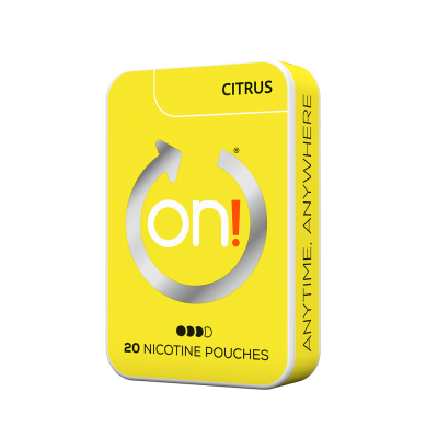 Nikotiinipussit mini dry On! Citrus Mini 6 mg/ annospussi