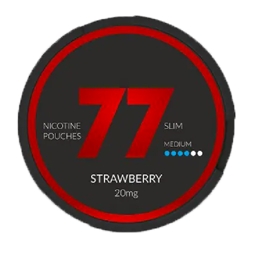 Nikotiinipussit 77 pussia Strawberry 10 mg