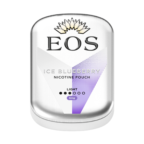 nikotiinipussit EOS Ice Blueberry Medium 6 mg:n nikotiinipussit
