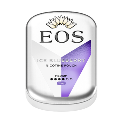 nikotiinipussit EOS Ice Blueberry X-Strong 12 mg:n nikotiinipussi