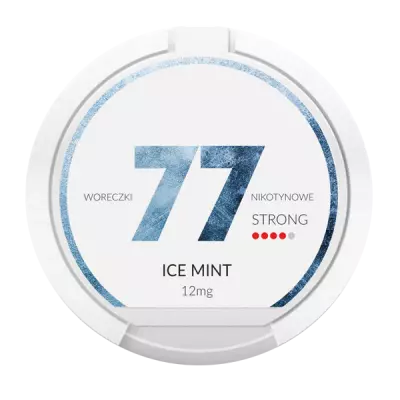 Vuoden 2022 myydyin 77 nikotiinipussi on Ice Mint Medium.