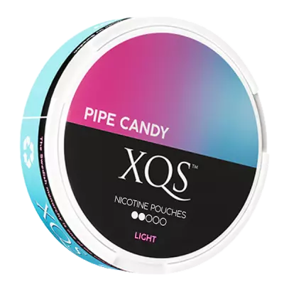 Parhaat XQS-pussinikotiinit ovat myös Pipe Candy Lightia.