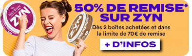 ZYN offre -50%