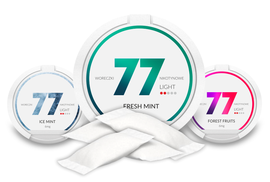 Nicotine pouches 77 Apple Mint 10mg Nicopouches.fr