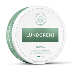 nikotin pouches Lundgrens Dunge Strong 8 mg