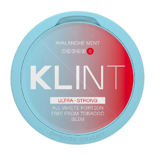 Nikotinposer KLINT Avalanche Mint X-sterk 17mg