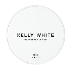 nikotin pouches kelly white bringebær sitron Mini Medium 6 mg