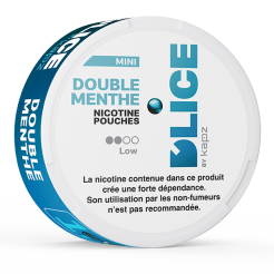 nikotin pouches D'LICE double mint light 4 mg