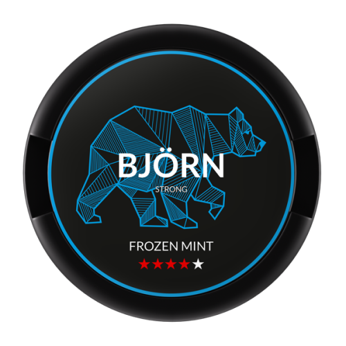 snus Bjørn tobakksfri Frozen Mint X-Strong 19,5 mg