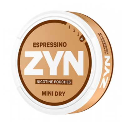 ZYN Mini tørr espresso 6 mg/sachet