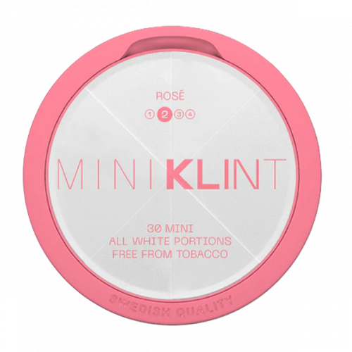 nikotinportionspåsar klint Rosé Mini Medium 6 mg