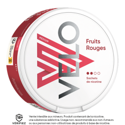 Nikotinpåse VELO Red Fruits Medium 6 mg