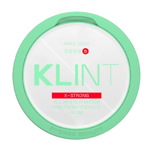 nikotinportionspåsar KLINT Apple Mint X-Strong 14 mg